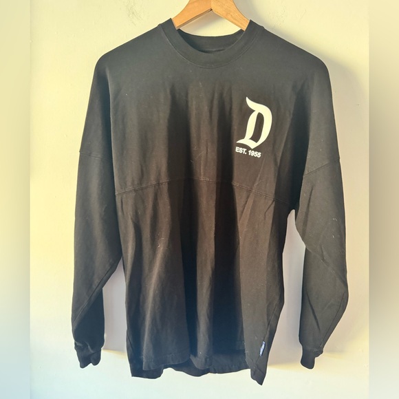 Disney Tops - Disney Black Long Sleeve Spirit Jersey XS